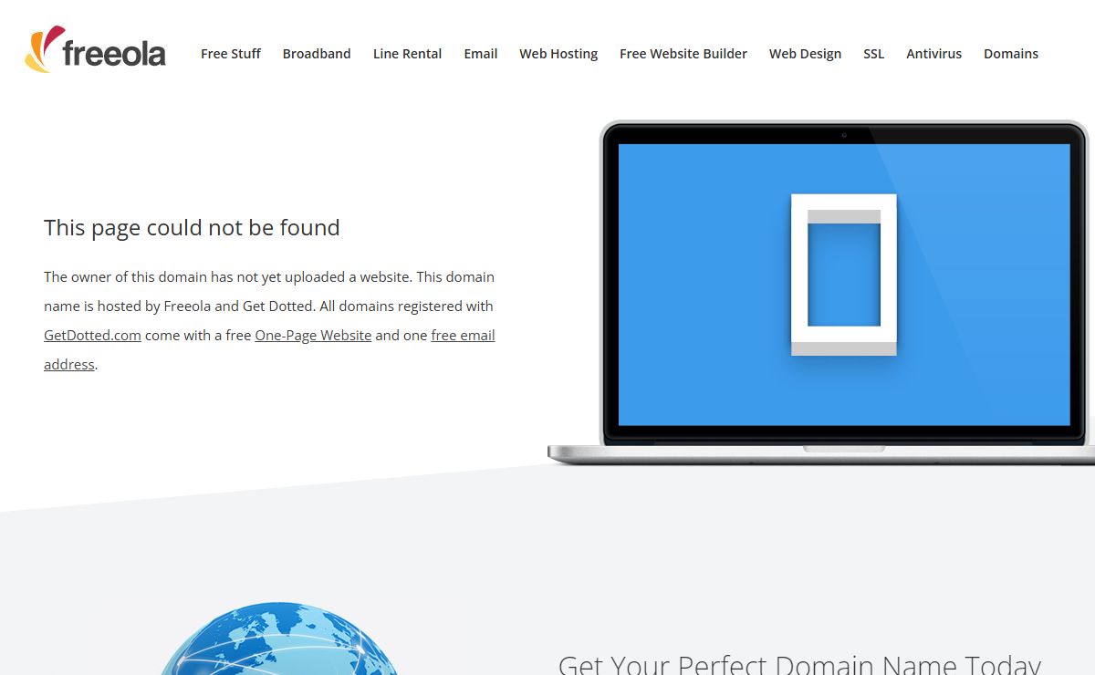 - Web site hosted by Freeola.com