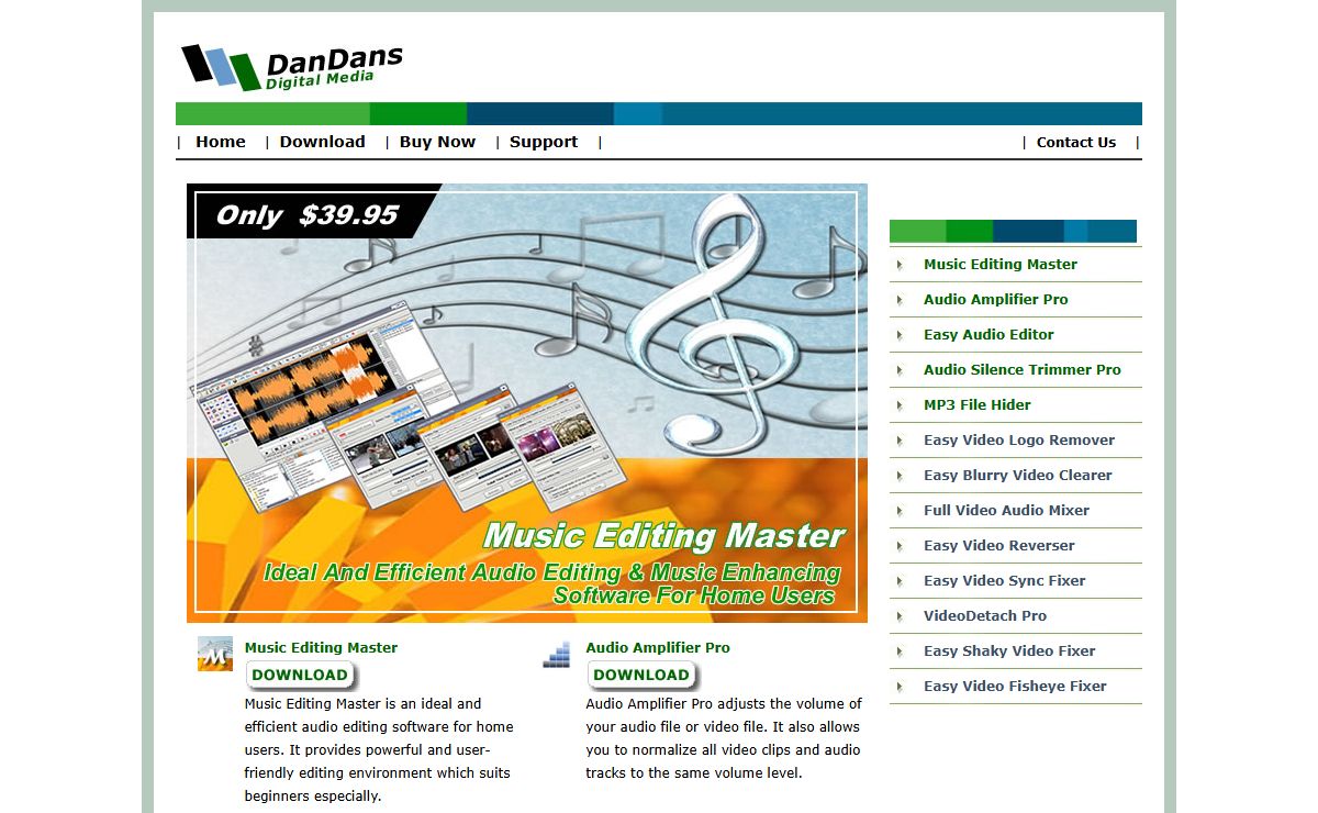 Video Audio Software - DanDans Official Site