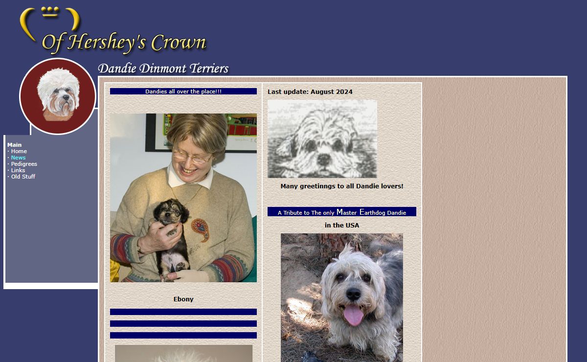 Of Hershey's Crown - Dandie Dinmont Terriers