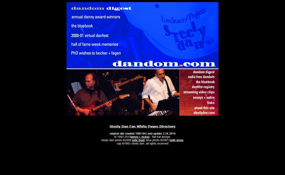Steely Dan Fan's dandom.com