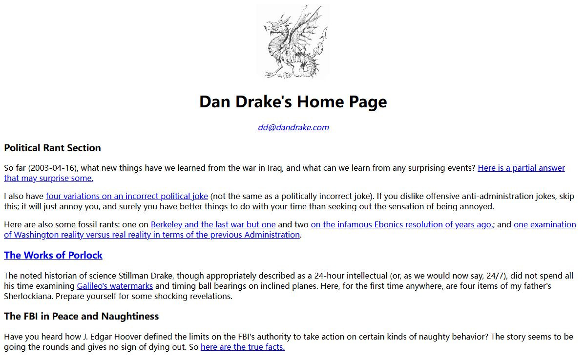 Dan Drake's Random Stuff