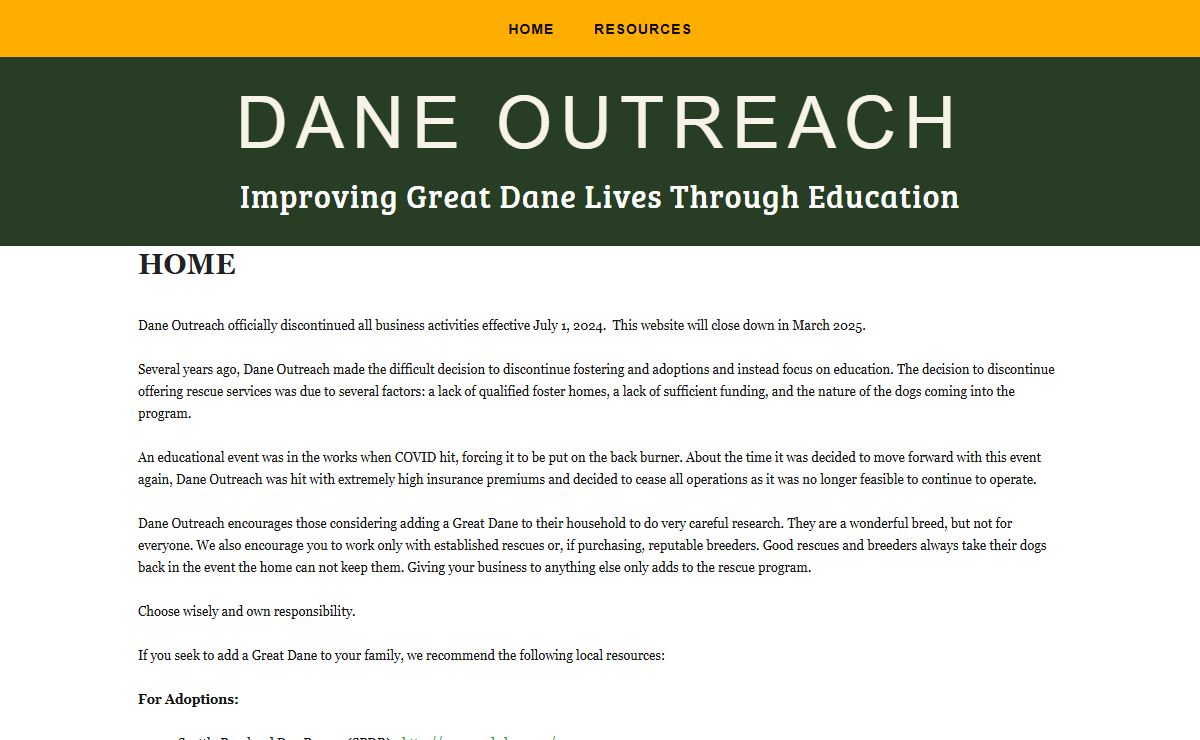 Dane Outreach