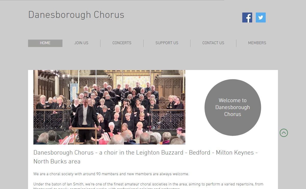 Danesborough Chorus | Choir with members from Leighton Buzzard - Bedford - Milton Keynes - North Bucks area