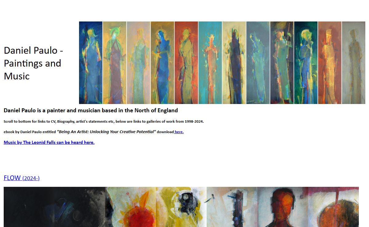 Daniel Paulo - Abstract Figure Painting and Art from the UK
