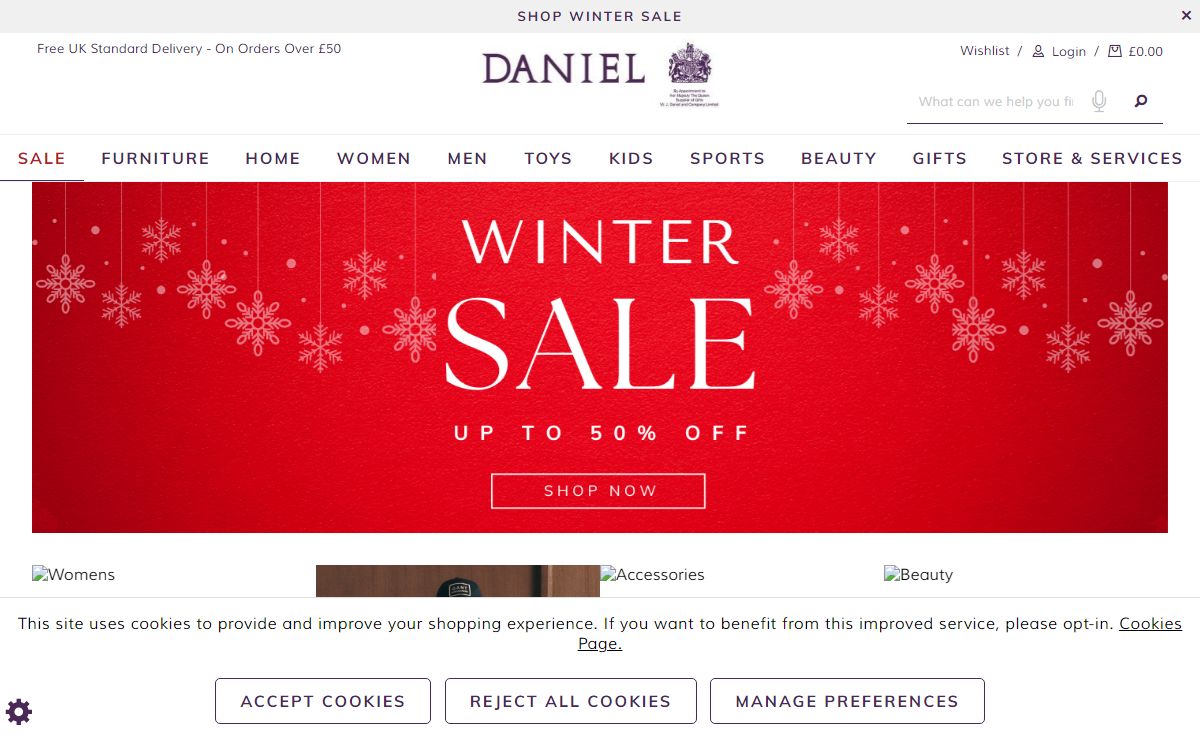 Daniel of Windsor | Luxury Homeware and Designer Fashion | Daniel Stores