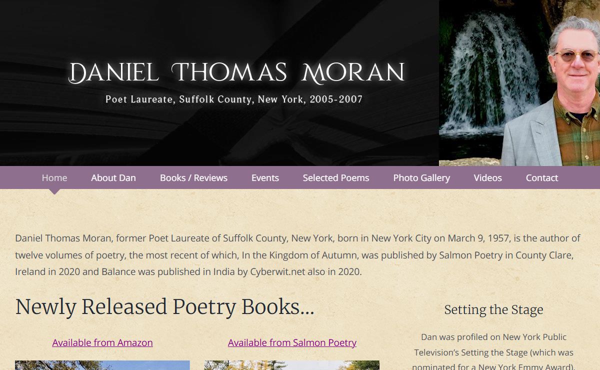 Home - Contemporary Poetry - Daniel Thomas Moran