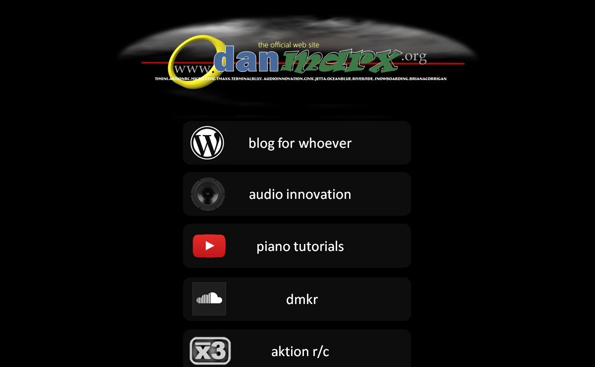 www.danmarx.org - the official web site of dan marx