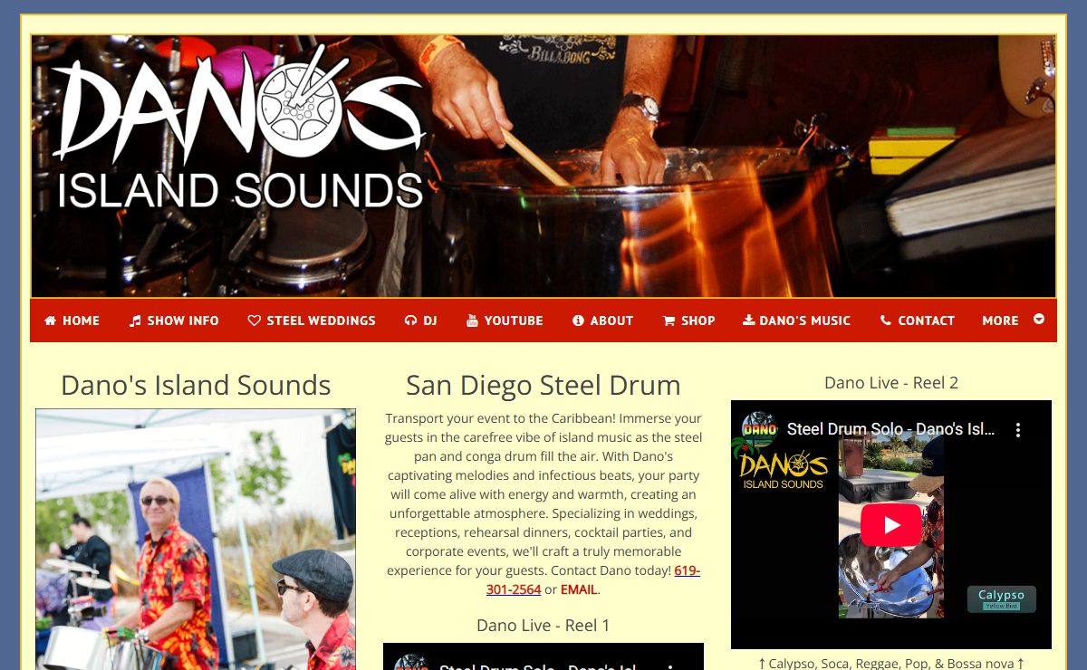 San Diego Steel Drum Band: Dano's Island Sounds