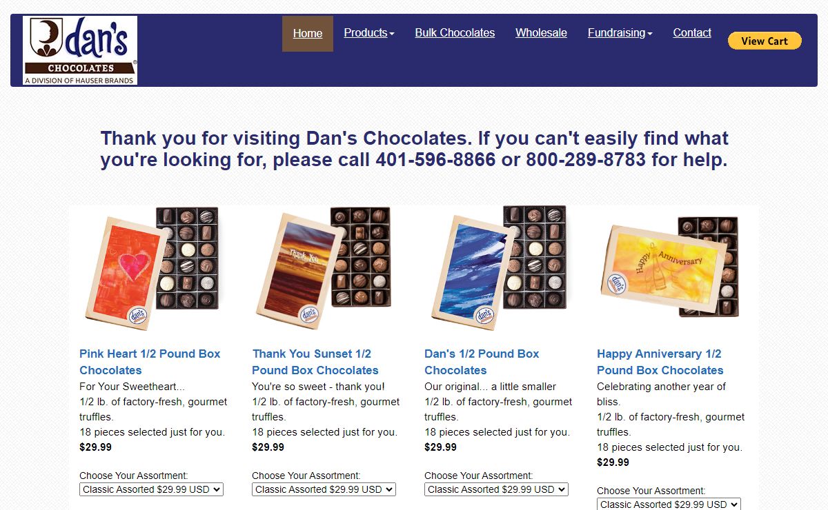 Dan's Chocolates