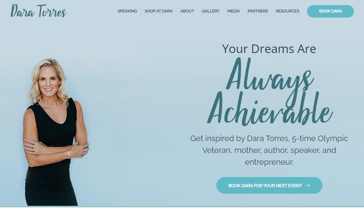 Dara Torres - 5-Time Olympic Veteran, Mother, Speaker, & Entrepreneur