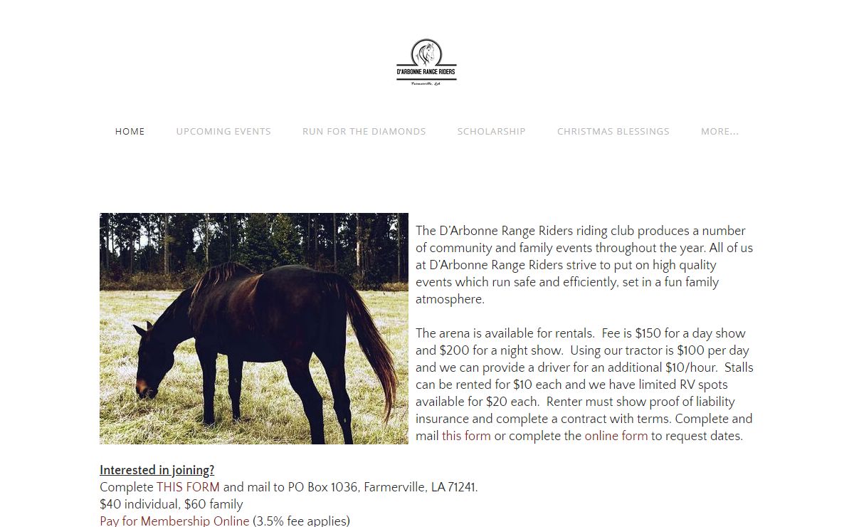 D'ARBONNE RANGE RIDERS - Home