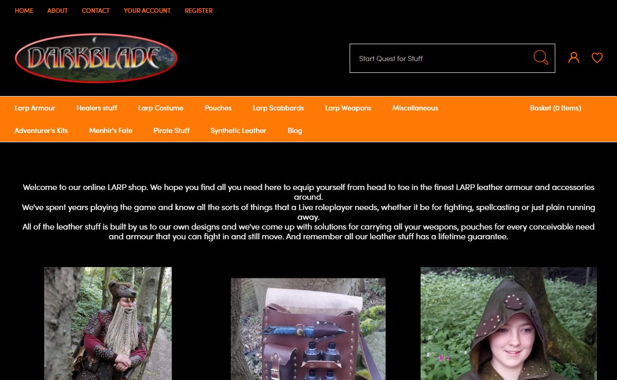 Darkblade LARP the home for all things leather in LARP.