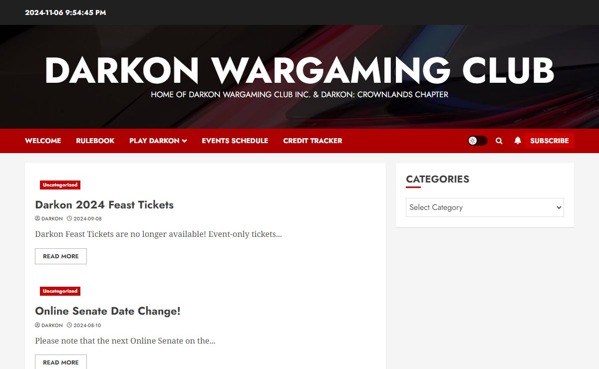 Darkon Wargaming Club – Home of Darkon Wargaming Club Inc. & Darkon: Crownlands Chapter