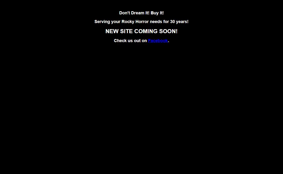 Dark Refrain Home Page: Rocky Horror Collectibles