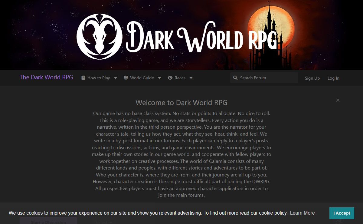 The Dark World RPG