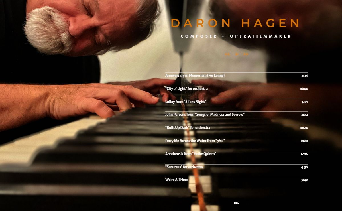 Daron Aric Hagen :: Official Site