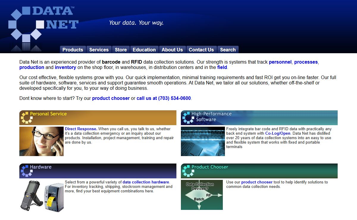 Barcode Scanners, Printers and Software from Data-Net