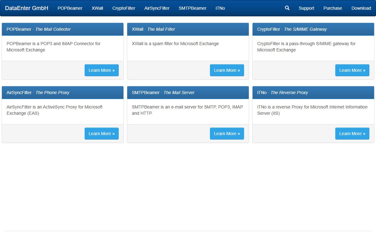 DataEnter's Utilites for Microsoft Exchange
