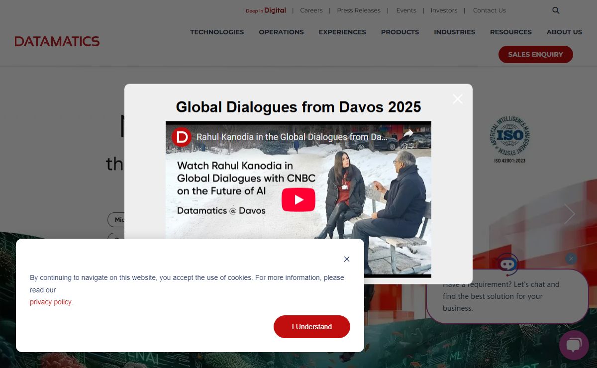 A Digital Technologies, Operations & Experiences Company - Datamatics