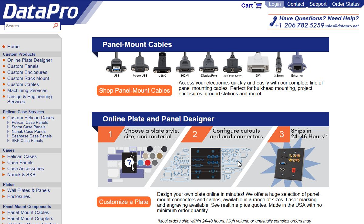 DataPro International Inc. Cables and Plates