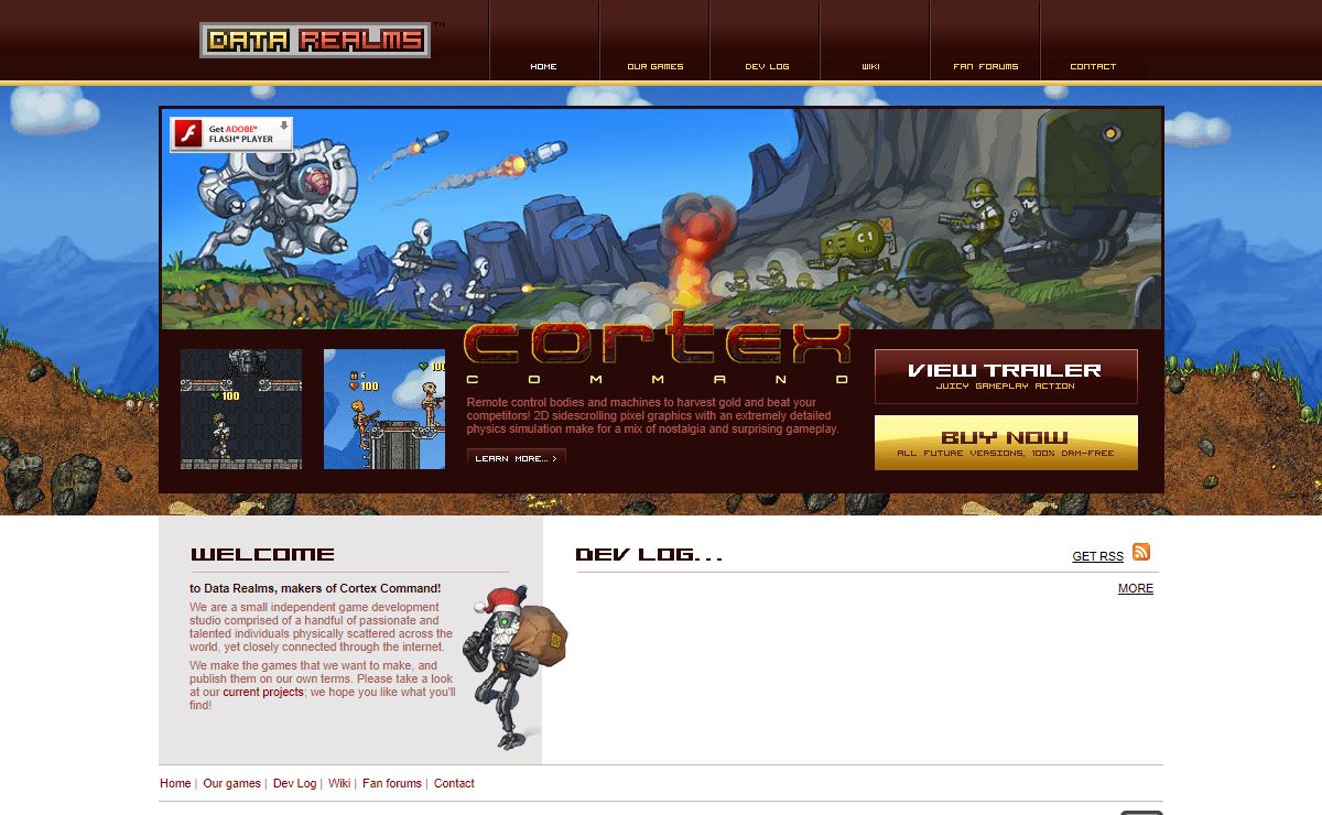 Data Realms, makers of the game Cortex Command