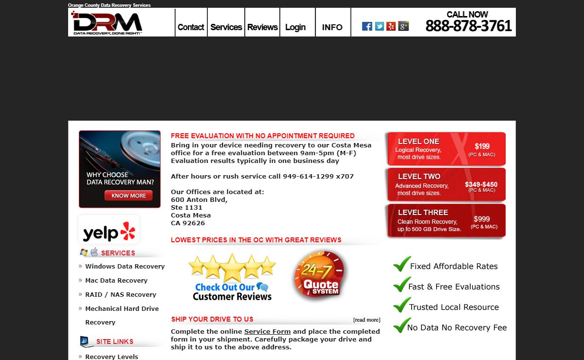 Hard Drive Data Recovery Service| Raid, Window, Mac, Hard Disk