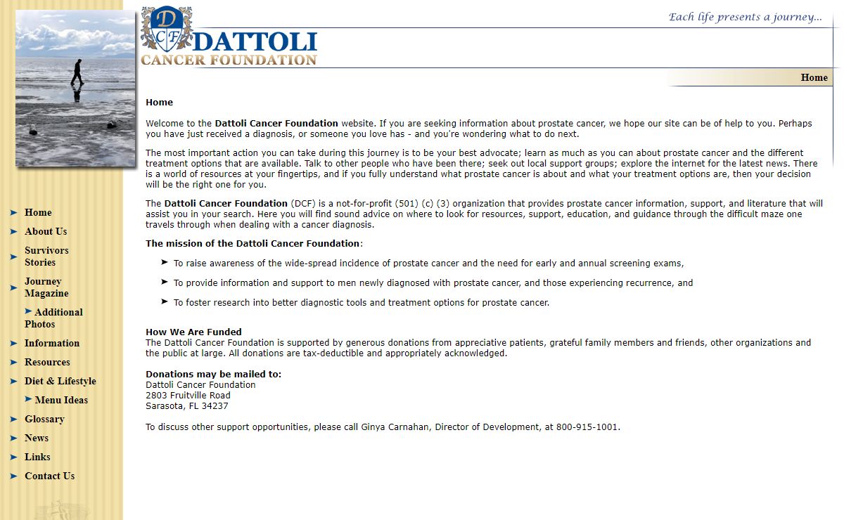 Prostate cancer information, Dattoli Cancer Foundation
