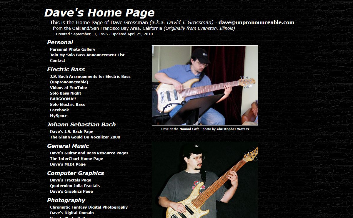 Dave's Home Page