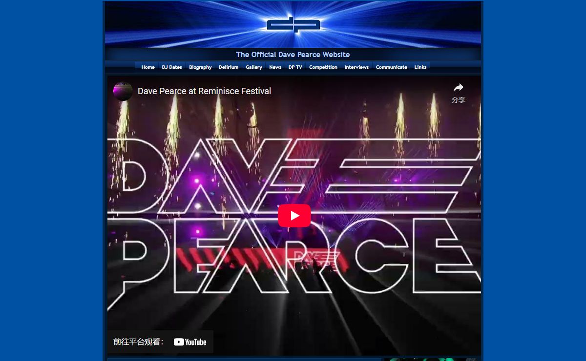 The Official Dave Pearce Website