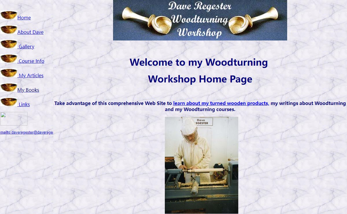 Dave Regester Woodturning Workshop