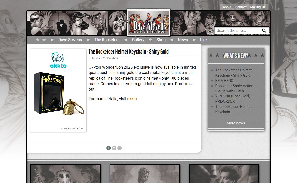 The Dave Stevens Web Site