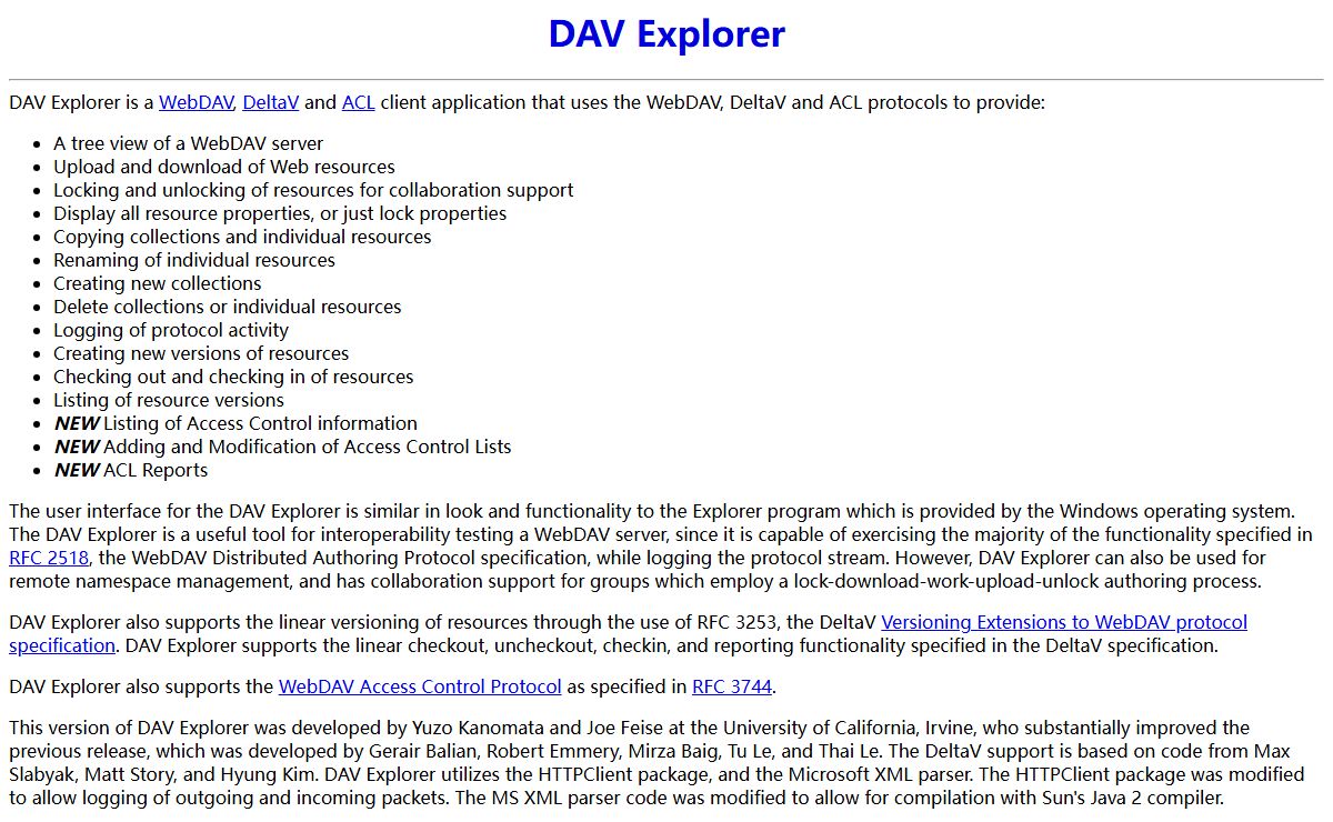 DAV Explorer