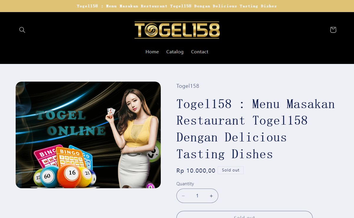 Togel158 : Menu Masakan Restaurant Togel158 Dengan Delicious Tasting Dishes