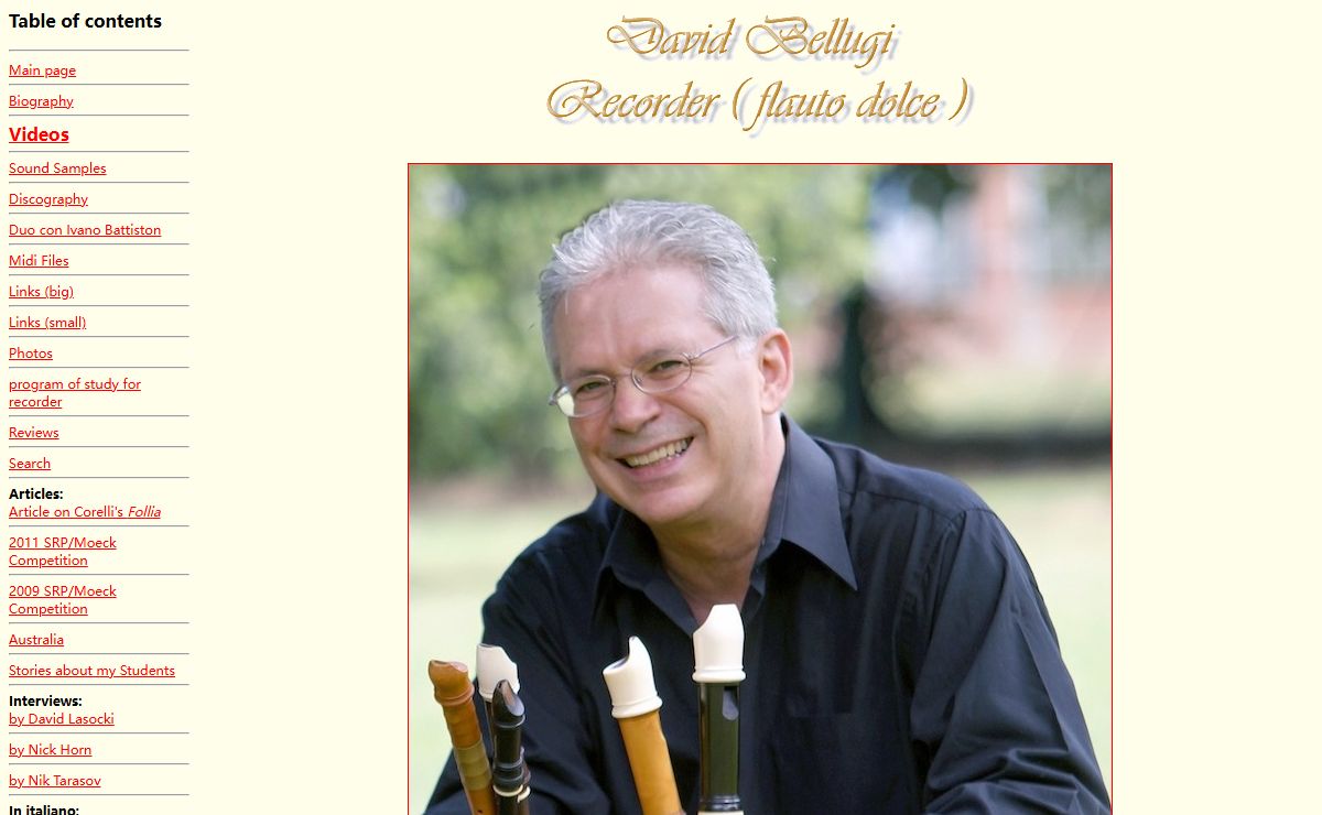 David Bellugi's Home Page