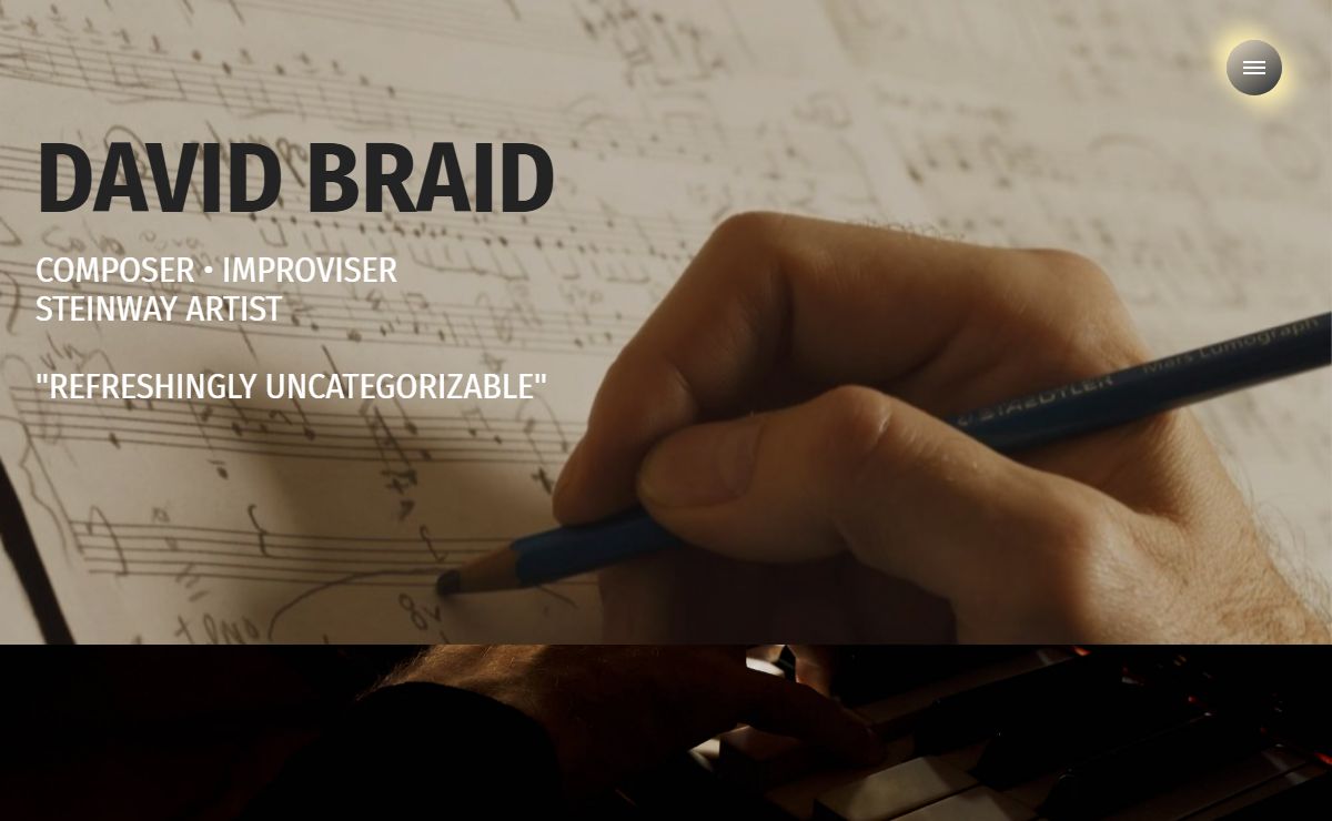 David Braid: Composer, Improviser, Steinway Artist