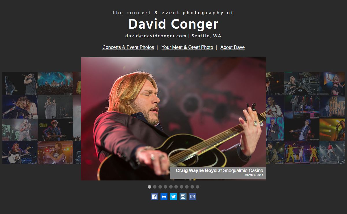 David Conger Photography | Concert and Events | Seattle, WA