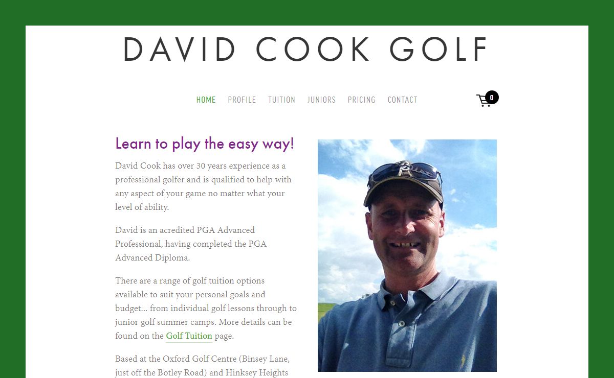 David Cook Golf
