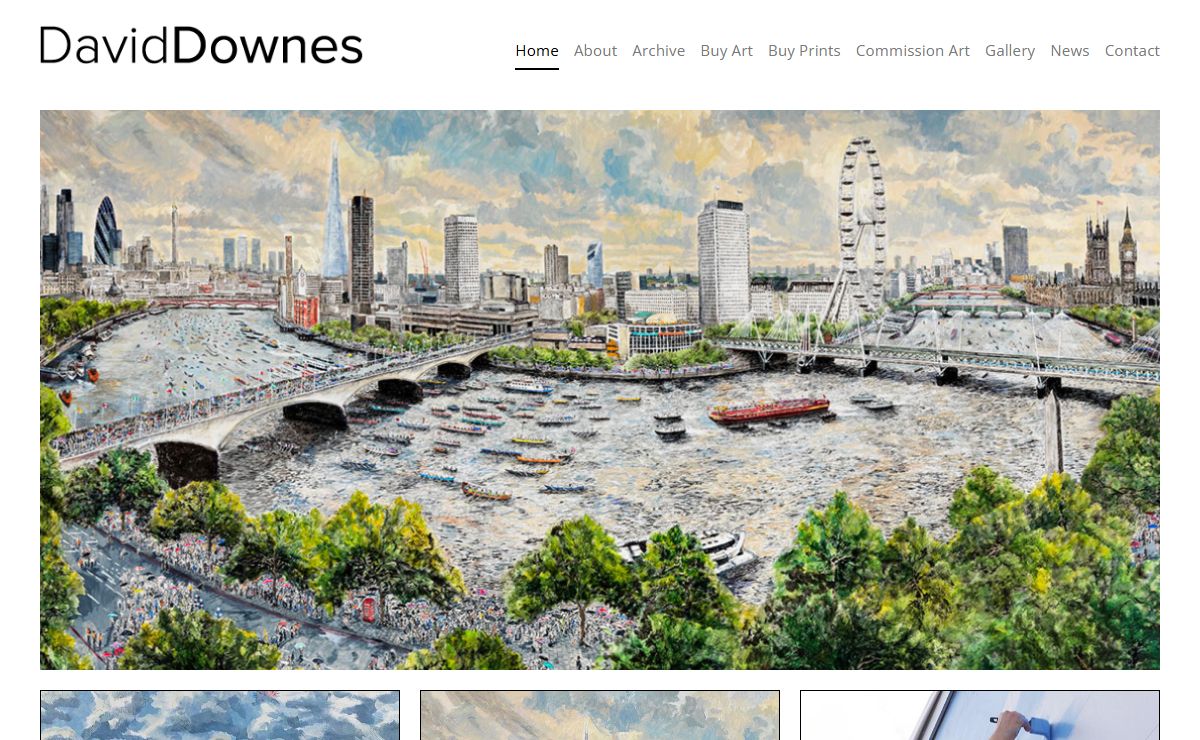 David Downes London Artist | Online portfolio David Downes Artworks