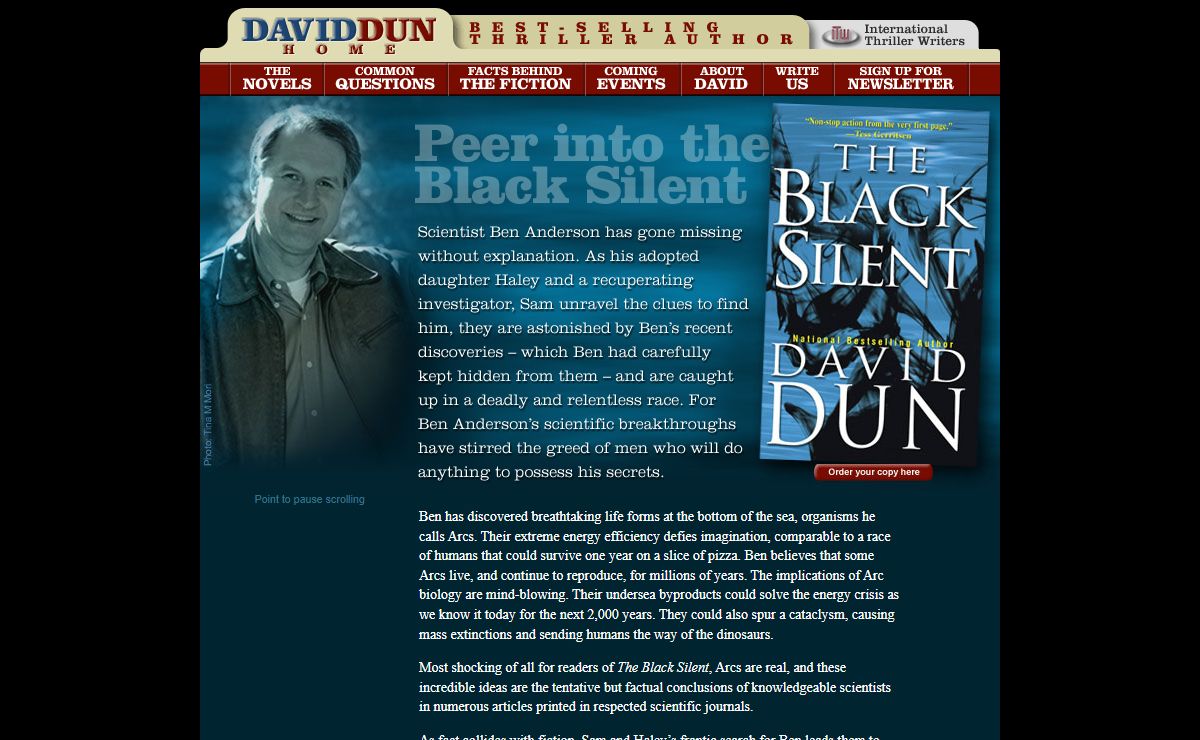 DAVID DUN – USA Today Bestselling Thriller Author
