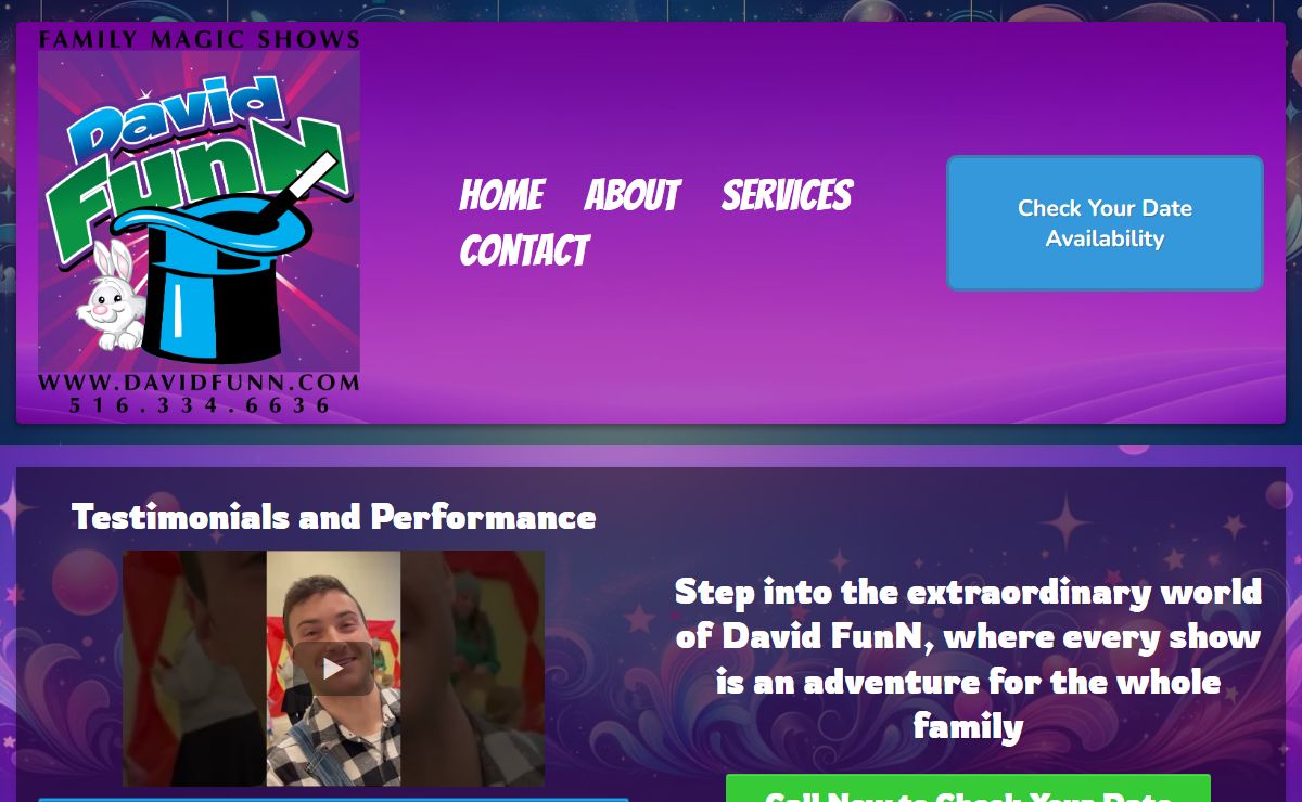 David FunN - Long Island's Premier Magician & Family Entertainer