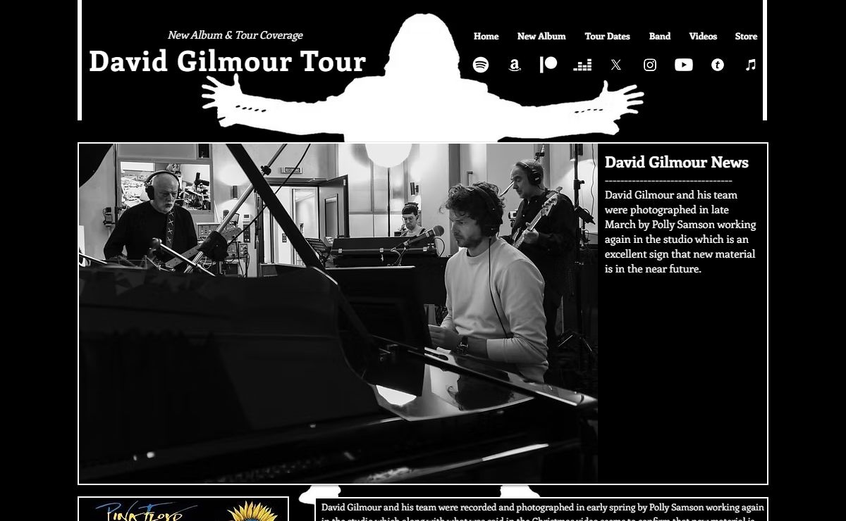 David Gilmour Tour - David Gilmour Live Tour Dates 2024-2025