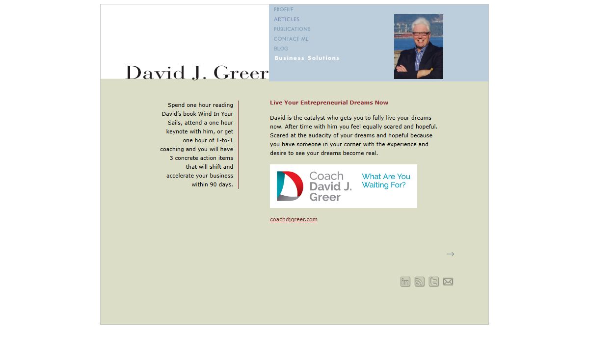David J. Greer - Business Solutions