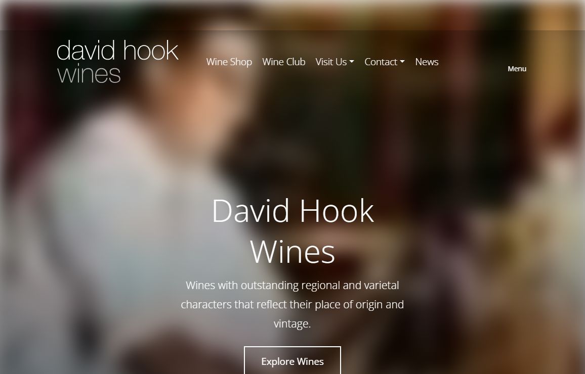 Home Page - David Hook Wines