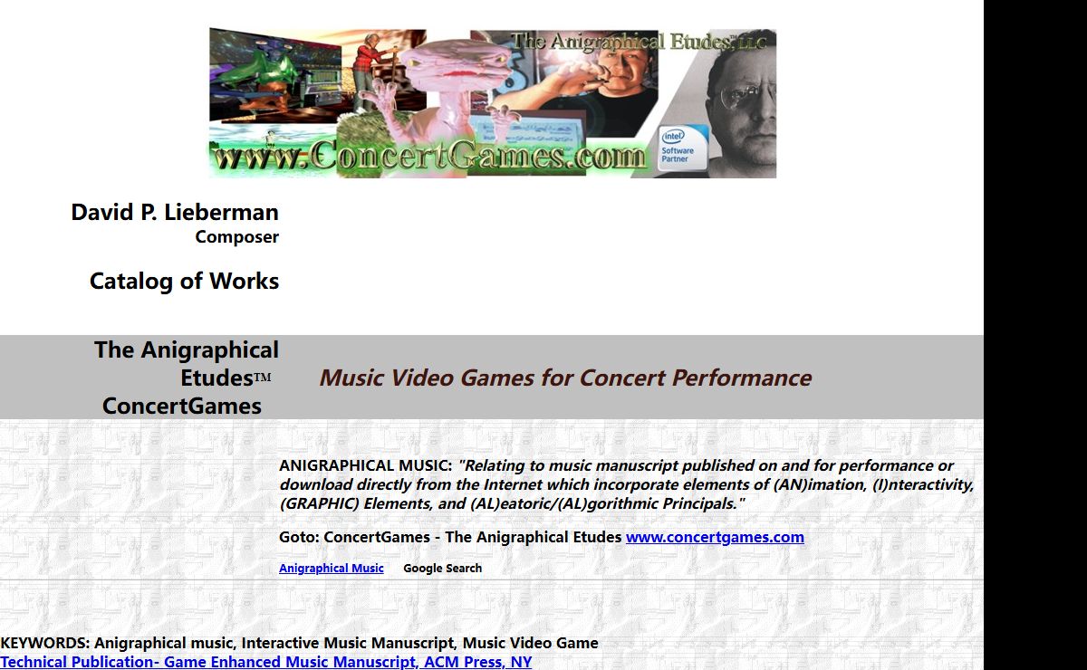 Lieberman, David - Composer - Music of