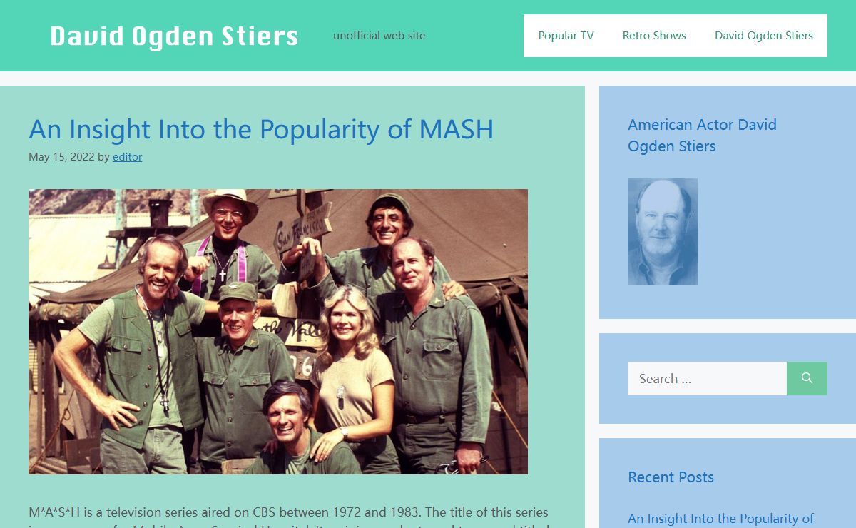 davidogdenstiers.com - unofficial web site