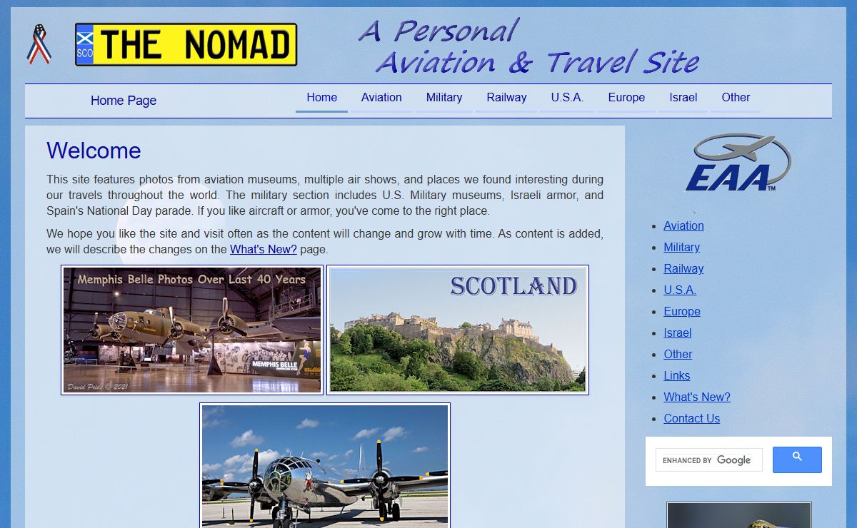 David Pride: A Personal Travel and Aviation Home Page