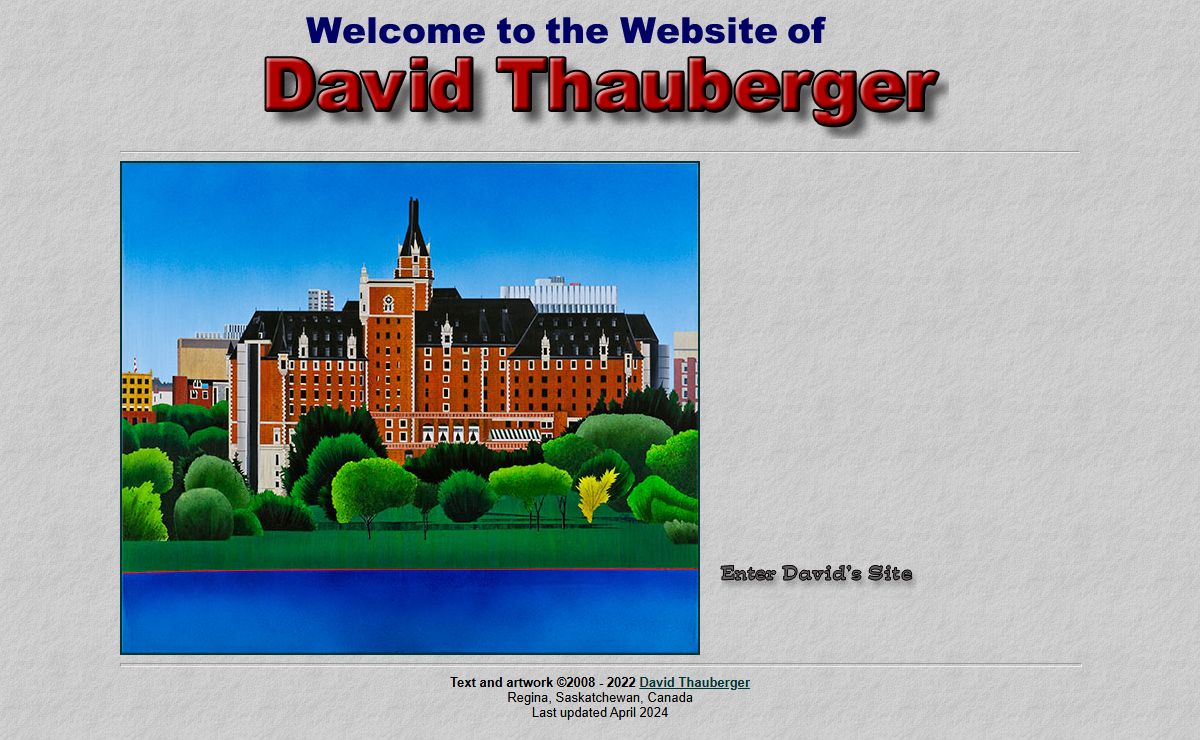David Thauberger ~ Canadian Artist