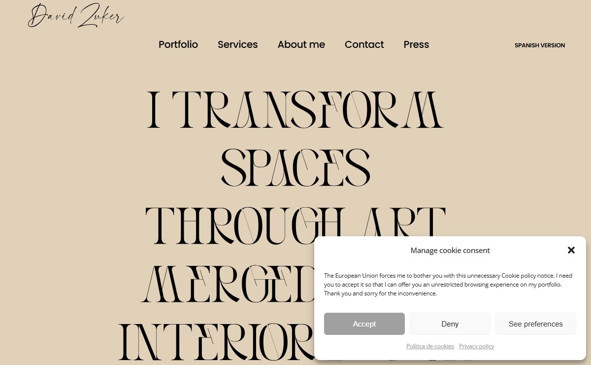 Art that merges with interior design and architecture. Art that transforms spaces.