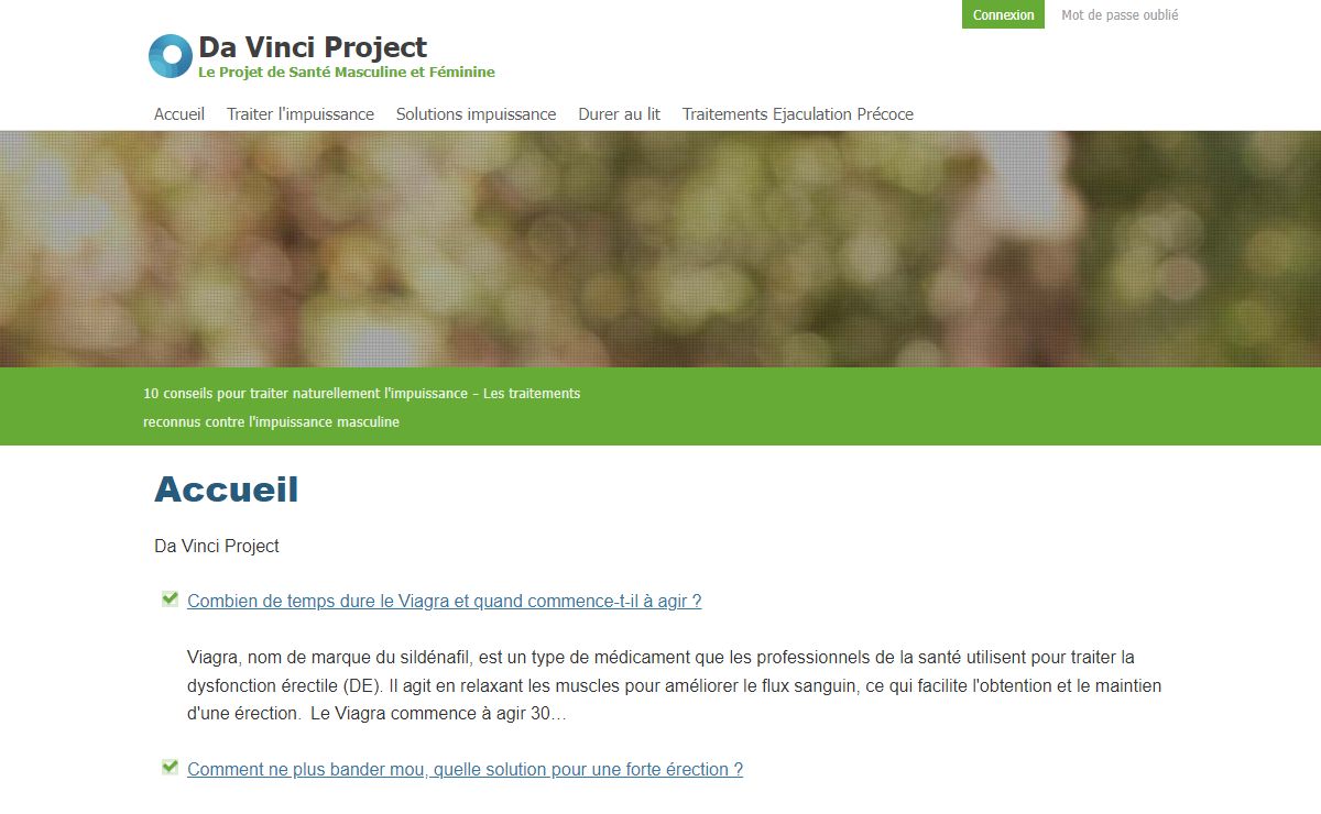 Accueil | Da Vinci Project
