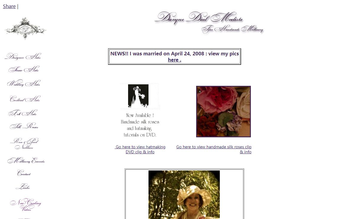 Davyne Dial Millinery: Romantic designer millinery, bridal millinery.